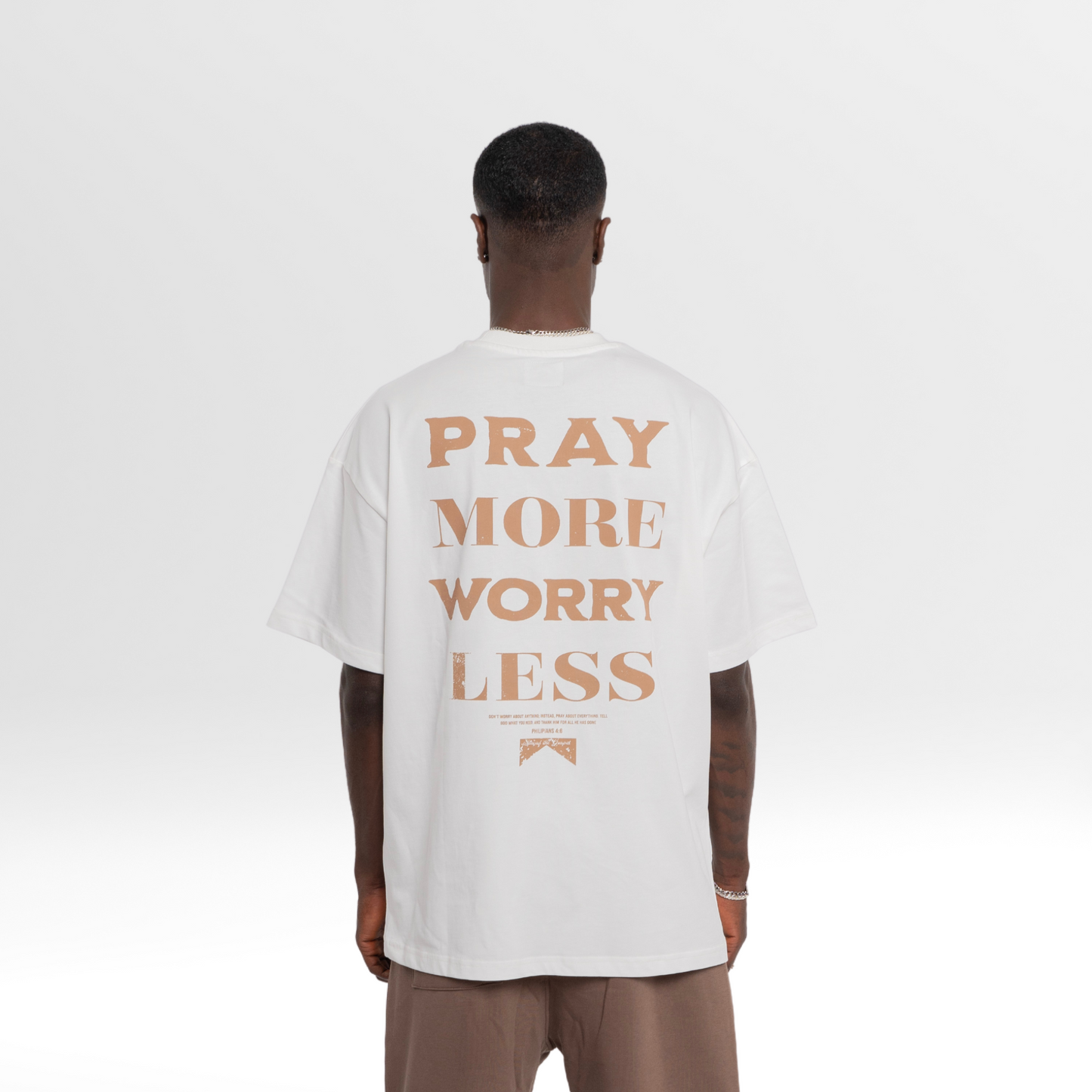 PRAY MORE WORRY LESS OVERSIZE SHIRT